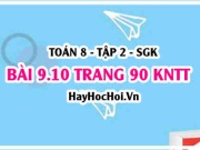 Bài 9.10 trang 90 Toán 8 Tập 2 Kết nối tri thức: Tính độ cao giao điểm hai sợi dây